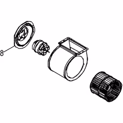 Support moteur d'origine pour Hotte SCHOLTES, ARISTON, HOTPOINT C00278471, 482000087659 Appareils compatibles : [HOTTE ARISTO ...