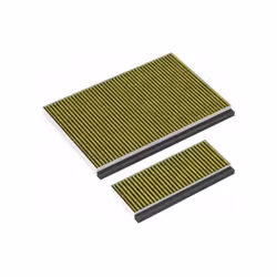 Filtre charbon actif d'origine pour Hotte NEFF, GAGGENAU, SIEMENS, BOSCH Dimensions: 361X264X22 mm / 244X99 mm 11018700, 1104 ...