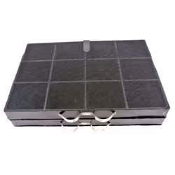 Lot de 2 filtres charbon rectangulaire type 38 DKF38 pour hotte NEFF, WHIRLPOOL, BAUKNECHT, SIEMENS, BOSCH, IKEA WHIRLPOOL Di ...