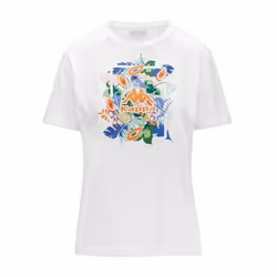 T-shirt Femme - KAPPA - Logo Frienda - Manches courtes - 100% coton - Blanc