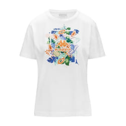 T-shirt Femme - KAPPA - Logo Frienda - Manches courtes - 100% coton - Blanc
