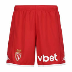Short Kombat Ryder Pro AS Monaco 23/24 pour Homme - Rouge blanc - Football - Respirant