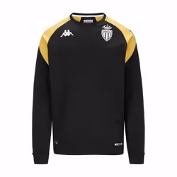 Sweatshirt AS Monaco Pro 7 2023/24 - black/gold - M