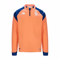 Veste de survêtement Training 1/4 zip AS Monaco Pro 7 2023/24 - orange - S