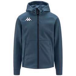 Veste de ski pour homme Kappa 6Cento 687K - Gris et noir - Manches longues - Sports dhiver - Montagne