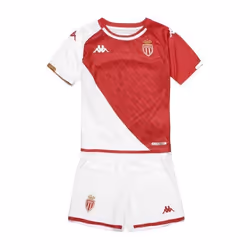 Ensemble Maillot et short Enfant Kappa Kombat Domicile As Monaco Officiel Football