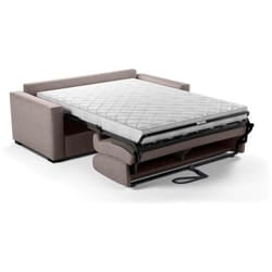 Canapé Convertible Express - Marius - Tissu Beige - 190 X 100 X 87 Cm