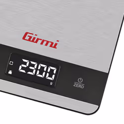 Girmi PS05 escabeaux de cuisine Acier inoxydable Comptoir Rectangle Balance de ménage électronique - Vue supplémentaire 5