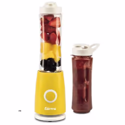 Girmi FR0405, Mélangeur de table, 0,5 L, Fonction d'impulsion, 260 W, Blanc, Jaune