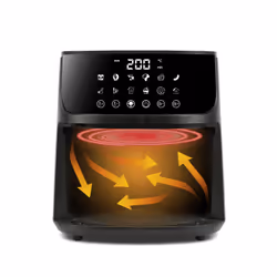 Girmi FG7800 Friteuse à air chaud 6L 1500W Noir - Vue supplémentaire 4