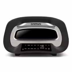 G3 Ferrari G10186, 1 pizza(s), Noir, Argent, Acier inoxydable, 430 °C, pierre, 1700 W
