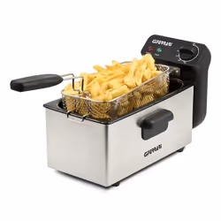 G3 Ferrari Pastella Unique 3 L Autonome 2000 W Friteuse Noir, Acier inoxydable