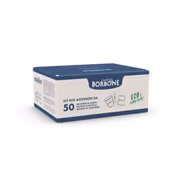 Caffè Borbone MASTERKITACC10X50PZ, 50 personne(s), Verre jetable, Papier, 50 pièce(s), 150 pièce(s), Boîte