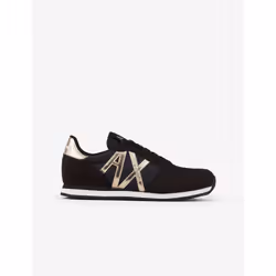 Basket Armani Exchange goldi Femme Noir