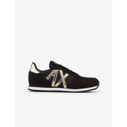 Basket Armani Exchange goldi Femme Noir