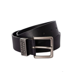 Ceinture En Cuir À Boucle Métallisée - Armani Exchange
