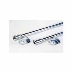 Paire de tuyaux pour moteur 550. Longueur 1.50mt ; avec supports latéraux avec commande centrale