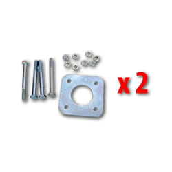 Faac - plaque de fondation pour colonnette safebeam et xp 15 737637 (2 pc)