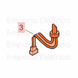 FAAC - PIÈCE DÉTACHÉE ORIGINALECÂBLE ÉLECTRIQUE MT.1,8 SANS MOTOPROTETTORPER ARMOIRE DE COMMANDE 760 CBAC / 760 SB / 760 SBS. ...