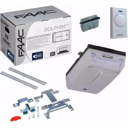 KIT DAUPHIN FAAC 10566544 Actionneur de traction électromécanique 24V pour portes basculantes à section et à ressort, à usage ...