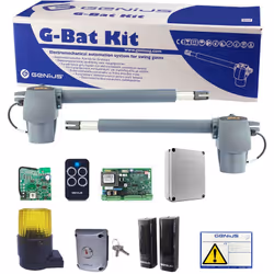 GENIUS 51701271 Kit G-Bat - fréquence 433 MHz - RC Kit pour automatismes de balancement KIT G-BAT 300 RC - G-FLASH 230V Kit é ...