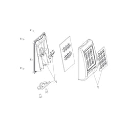 Faac - pièce détachée clavier radio keypad kit remplacement 63000685