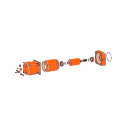 FAAC - PIÈCE DÉTACHÉE ORIGINALEMOTEUR 390/550 L/BREEZE L 230VPOUR 390 230V.63003170