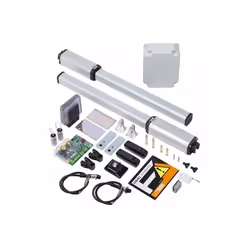 Description générale Kit d'automatisation hydraulique pour portails battants à deux vantaux, conçu pour un usage intensif. Ce ...