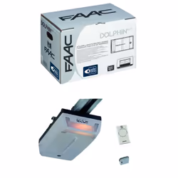 Kit DOLPHIN D1000 FAAC 24V motorisation électromécanique pour porte de garage dans le cadre d'une utilisation domestique et p ...