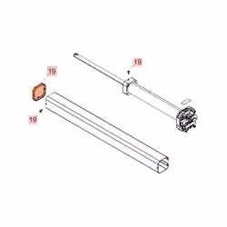 FAAC - PIÈCE DÉTACHÉEACCESSOIRES DU CARTER 402/422POUR 402 CBC 402 SBS 402 SB422 CBAC 422 CBACS 422 CBC 422 CBC PED 422 CBCS4 ...