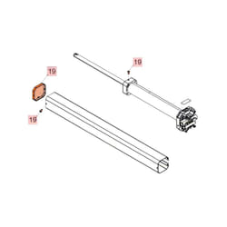 Faac - pièce détachée accessoires carter 402/422 63003304