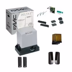 Automatisme pour portail Delta kit intégral 230V 500kg new - FAAC - 105630351