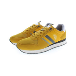 Sneakers Baskets Synthétique Jaune