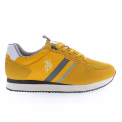 Sneakers Baskets Synthétique Jaune