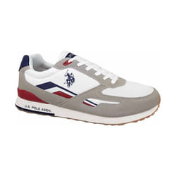 U.S. POLO ASSN. Tabry 003 - Hommes Sneakers Baskets Chaussures Blanc TABRY003-WHI