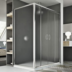 Cabine Douche - Replay - Duo 2 Portillons - 80x120 CM - H185 - Granité C