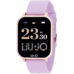 Liu Jo Montre connectée Voice Energy Rose pour Femme Bracelet Violet