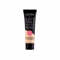 Astra Soft Mat Foundation, Tube, Relaxation, Apaisant, Cloud, Mat, Opaque, 16 h