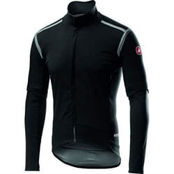 Veste à vent Castelli Perfetto Ros Convertible - Noir - Réflexe noir / argent léger - Homme