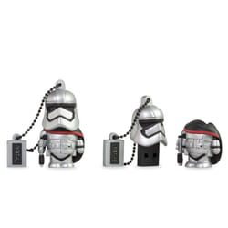 SilverHT 16GB STARWARS Captain Phasma lecteur USB flash 16 Go USB Type-A 2.0 Noir, Rouge, Argent