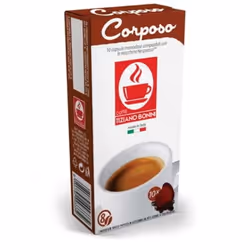 Caffe Bonini Corposo, Capsule de café, Café, Nespresso, Nespresso, 10 pièce(s)
