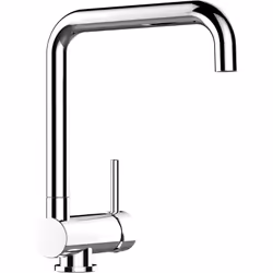 PRODUIT art nr.: VZSU010300 couleur: Chromé Mitigeur evier robinet cuisine Bec pivotant 360° et rabattable 6 cm pour un évier ...