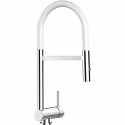 PRODUIT art nr.: VZSU011001 couleur: Chromé / Blanc Mitigeur evier robinet cuisine Bec pivotant 360° et rabattable 6 cm pour  ...