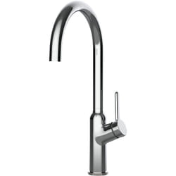 Robinet de Cuisine Mitigeur chrome bec cygne pivotant 360 design moderne Vizio