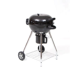 Barbecue à Charbon - NO NAME - Pupo 47 - Surface de cuisson 47 cm - Acier inoxydable - Couvercle pliable