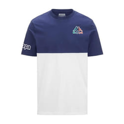 T-shirt Logo Feffo  pour Homme - Blanc bleu