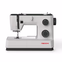 Necchi Q132A, Noir, Blanc, Machine à coudre semi-automatique, coudre, en une étape, Variable, Rotatif