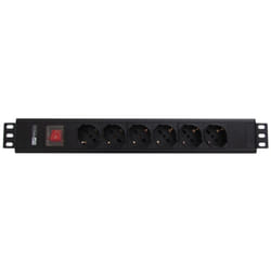 WP WPN-PDU-I01-06 unité de distribution d'énergie 6 sortie(s) CA 1.5U Noir