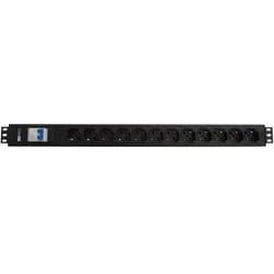 WP WPN-PDU-I02-12 unité de distribution d'énergie 12 sortie(s) CA 1.5U Noir
