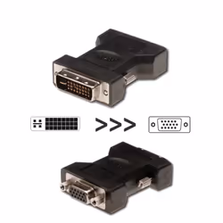 Ewent EC1250 changeur de genre de câble DVI-I 24+5 VGA Noir - Vue supplémentaire 4